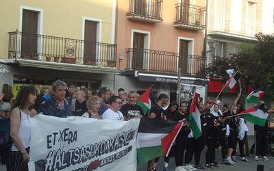 Palestinarrak altsasukoak aske aldarrikatzen