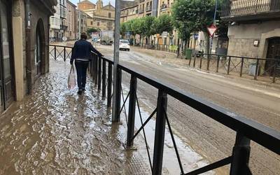 Maiorga Ramirez: "Izugarria izan da. Bat batean urpean geratu da Tafalla"