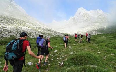 Europako Mendietan izan dira Lagun Onak Mendi Bazkunakoak