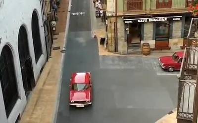'La linea invisible' telesailaren grabaketak amaitu dituzte Bergaran, lapurreta batekin