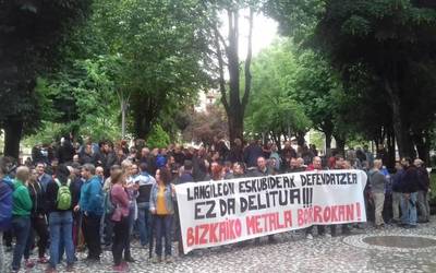 Bizkaiko metalgintzako langileek bost eguneko greba egingo dute