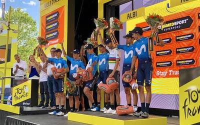 Egun beltza Erbitiren eta Arrietaren Movistar Team-endako