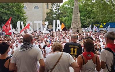 Altsasuko "injustizia" sanferminetan