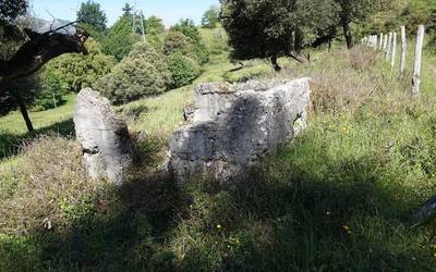 Bunkerra atontzeko lanak, argazkitan