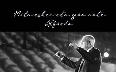 'Mila esker eta gero arte Alfredo' kontzertua osorik