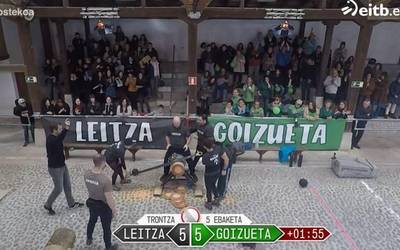 Goizueta eta Leitzaren arteko lehia Bostekoa saioan