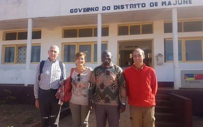 Majune Distrituko Administratzaileak harrera egin die Mundukideko ordezkariei