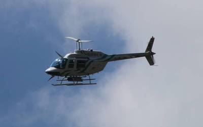 Helikopteroa zertan ibili da horren baju?