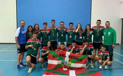 Maddi Berrocal pilotari bergararra Portugalen izan da euskal selekzioarekin
