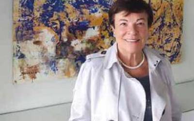 'Pintura abstraktua' Arantza Baskaranen eskutik