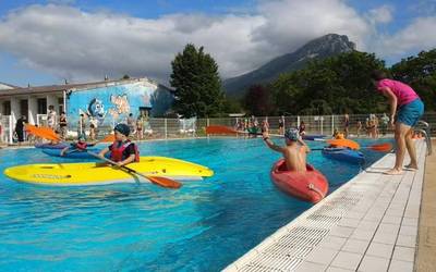Parte-hartze polita Lakuntzako kayak jardunaldian