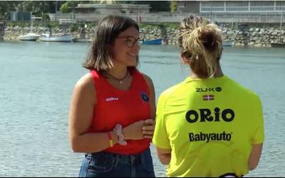 BIDEOA. Emakumeen arrauna hizpide Tapa pala! bideo sortako lehen saioan