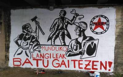 Munduko langileen batasunaren aldeko murala