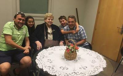 Mila Altuna bidelagunak Gorka Fernandez bidelariaren bisita jaso du aurten ere