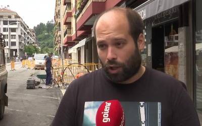 Ari dira aurreratzen Bergarako kaleetako lanak
