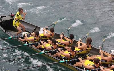 Bigarren eta bosgarren aterako dira Orioko traineruak Kontxako sailkapen estropadan