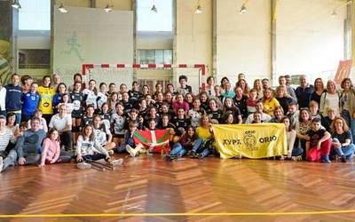 Euskal Herriko Eskubaloi Topaketan hartuko dute parte Orioko infantil neskek