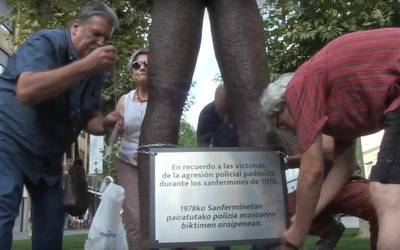 Kartela birjarri dute Gogoan monumentuan