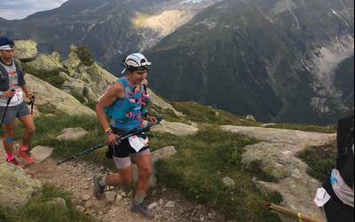 Maite Maiorak hirugarren egin du Mont Blanceko Ultra Trailean, munduko mendi lasterketa luzeetan ospetsuena