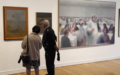 Bizkai osotik etorri da jendea Durangoko Arte eta Historia Museora Daliren erakusketa ikusteko