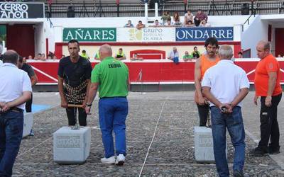 Joseba Otaegi, Arria V.a, Zaldua, Txapartegi, Mugertza eta Aizperro, Pentatloiaren final handira