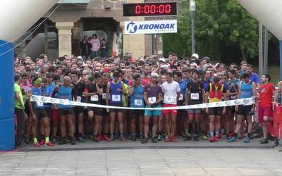 Aritz Egea eta Andrea Garayk irabazi dute Idiazabalgo Axari Trail mendi lasterketa