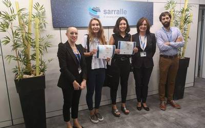 Leire Martin eta Malen Sanz Ruiz de Erentxun, Sarralle Grow bekaren irabazleak