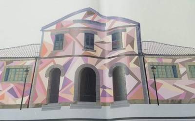 Kultura Etxeko fatxada itxuraldatuko dute, hiriko Porrilló margolariak diseinatutako margolanarekin