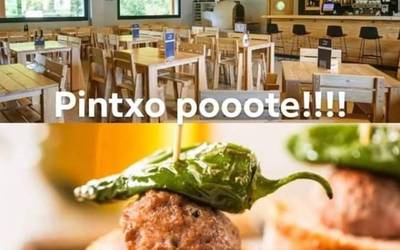 Izarpe kanpineko pintxo potea, bueltan