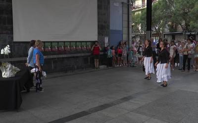 Izaskun Ayestaran raketista omendu zuten Ibarran