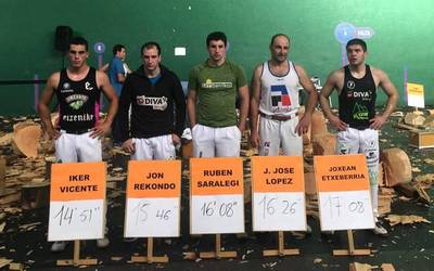 Nafarroako aizkora txapelketa nagusiko finalerako boskotea erabaki da