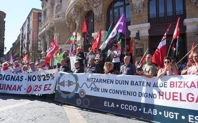 Metalgintza eta pentsiodunak borrokan bat