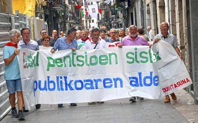 Jubilatu eta pentsiodunen eskualdeko manifestazioa egingo dute Eibarren Pertsona Nagusien Egunean