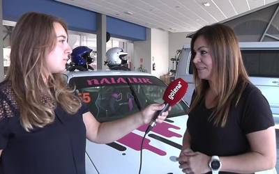 Ama-alaba oñatiarrek elkarrekin debuta egin dute, auto lasterketatan