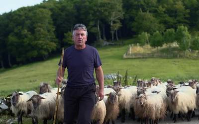 Gazta filma aurkeztu zuten Ordiziako zineman