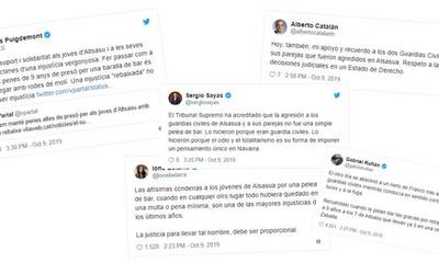 Gorenaren epaia "lotsagarritzat" jo dute politikari askok sare sozialetan