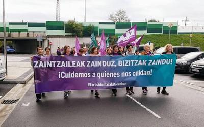Egoitzetako langileek lan hitzarmena eskatzeko mobilizazioekin jarraitzen dute