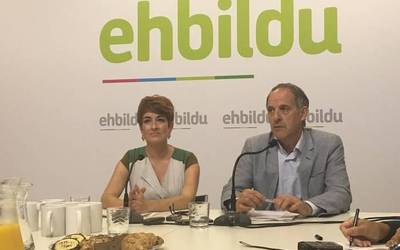 Aurrekontuak negoziatzeko eskatu dio EH Bilduk gobernuari