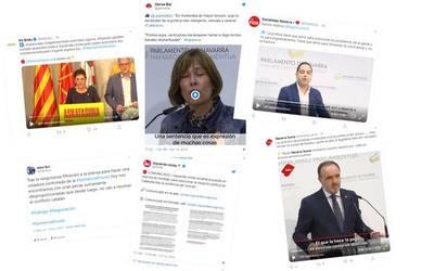 Kataluniako epaiaz erreakzioak, Nafarroan