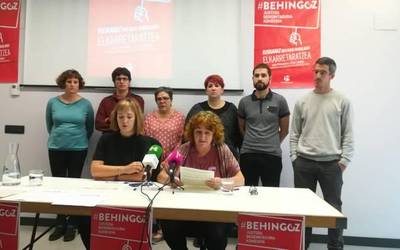 Gehiengo sindikalak dei egin du Kontseiluak larunbaterako antolatu duen elkarretaratzean parte hartzera