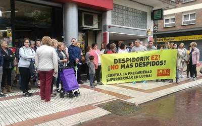 Bezeroen babesa ere izan du Berriak Supermerkatuetako lanuzteak
