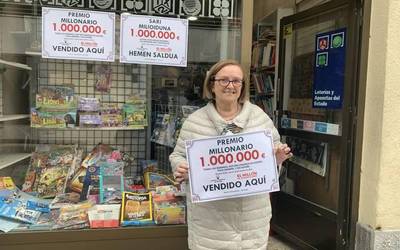 1.000.000 euro utzi ditu Euromilioiak Durangon