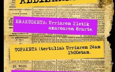 Durangoko aldizkari historikoei buruzko erakusketa antolatu du Gerediagak