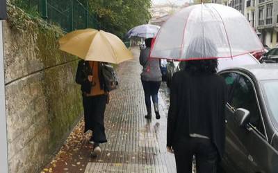 Euria erruz egingo du eguaztenean eta eguenean