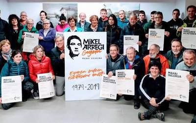 Mikel Arregiren memoria gaur egunera ekartzeko