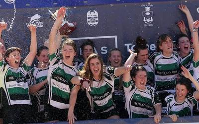 Beste aste batez garaipena lortu dute La Unica rugby taldeko neskek