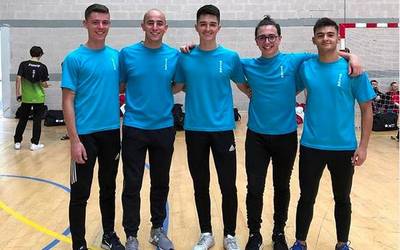 Anaitasuna Kanku karate eskolako kideek postu onak lortu dituzte Euskadiko Txapelketan