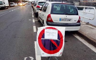Prohibido aparcar en el muelle