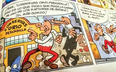 Bitxikeria: 'Mortadelo eta Filemon' komikian Oriori erreferentzia