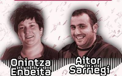 Onintza Enbeitak eta Aitor Sarriegik girotutako bertso afaria Amaiurren larunbatean